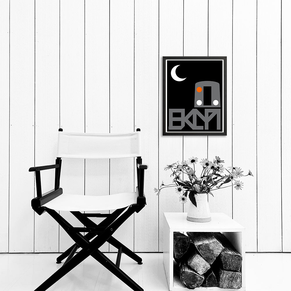 BROOKLYN / TRAIN / PRINT