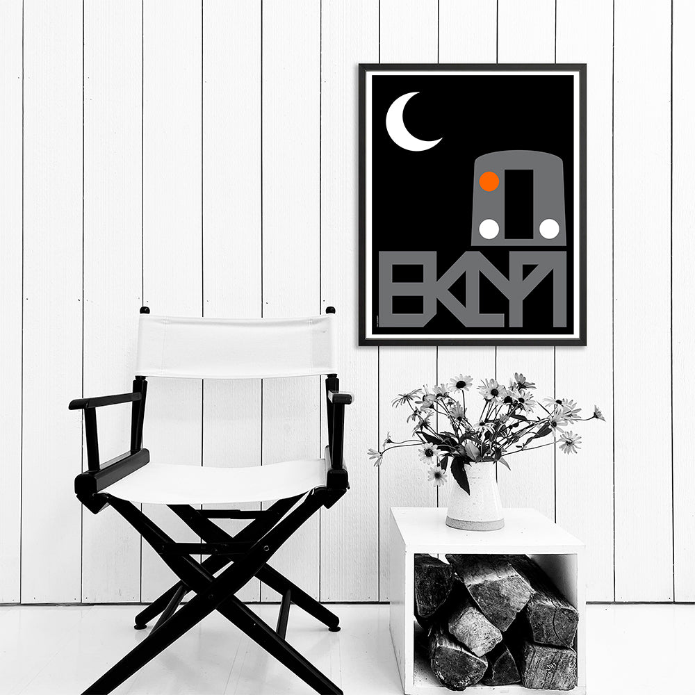 BROOKLYN / TRAIN / PRINT