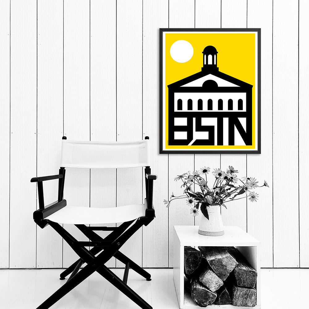 BOSTON / FANEUIL HALL / PRINT