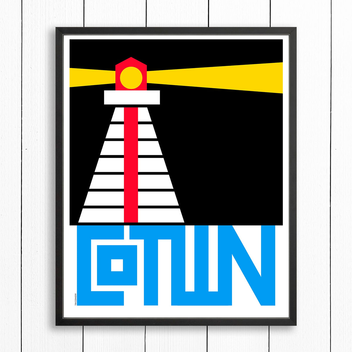 CHARLOTTETOWN PE / PRINT COLOR / 24X30 / BLACK Artwork