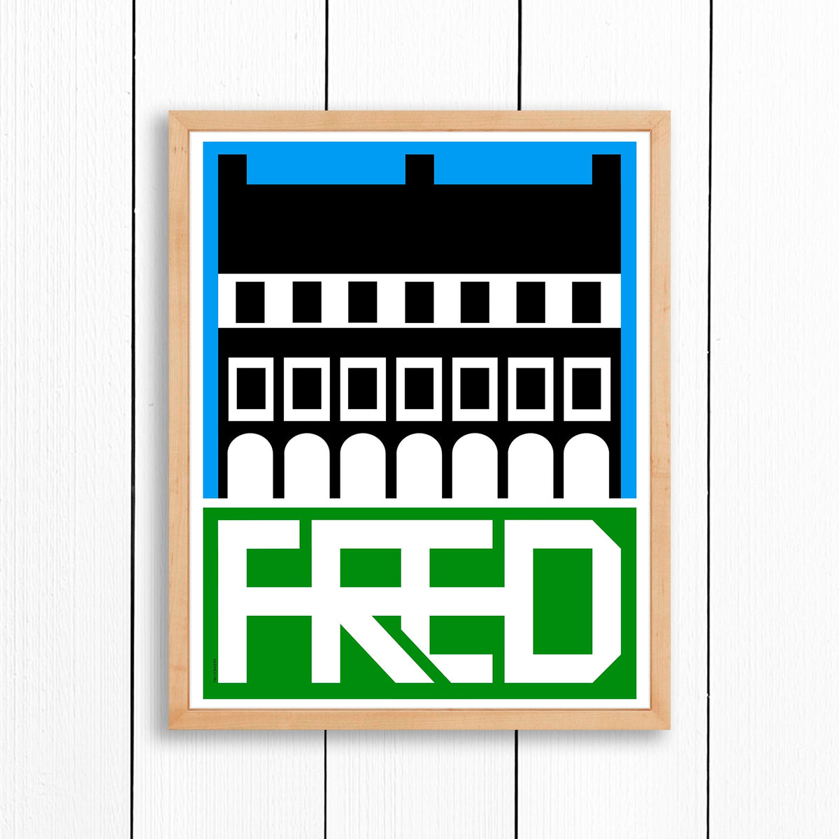 FREDERICTON NB / PRINT COLOR / 16X20 / NATURAL Artwork