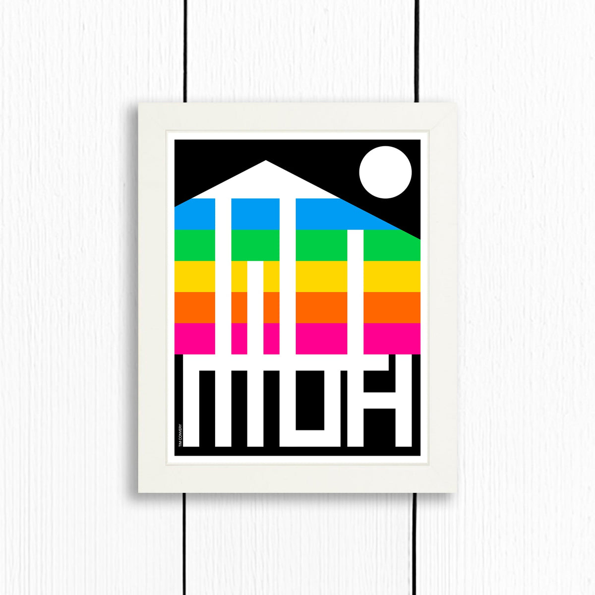 Mammouth / Print Color 8X10 White Artwork