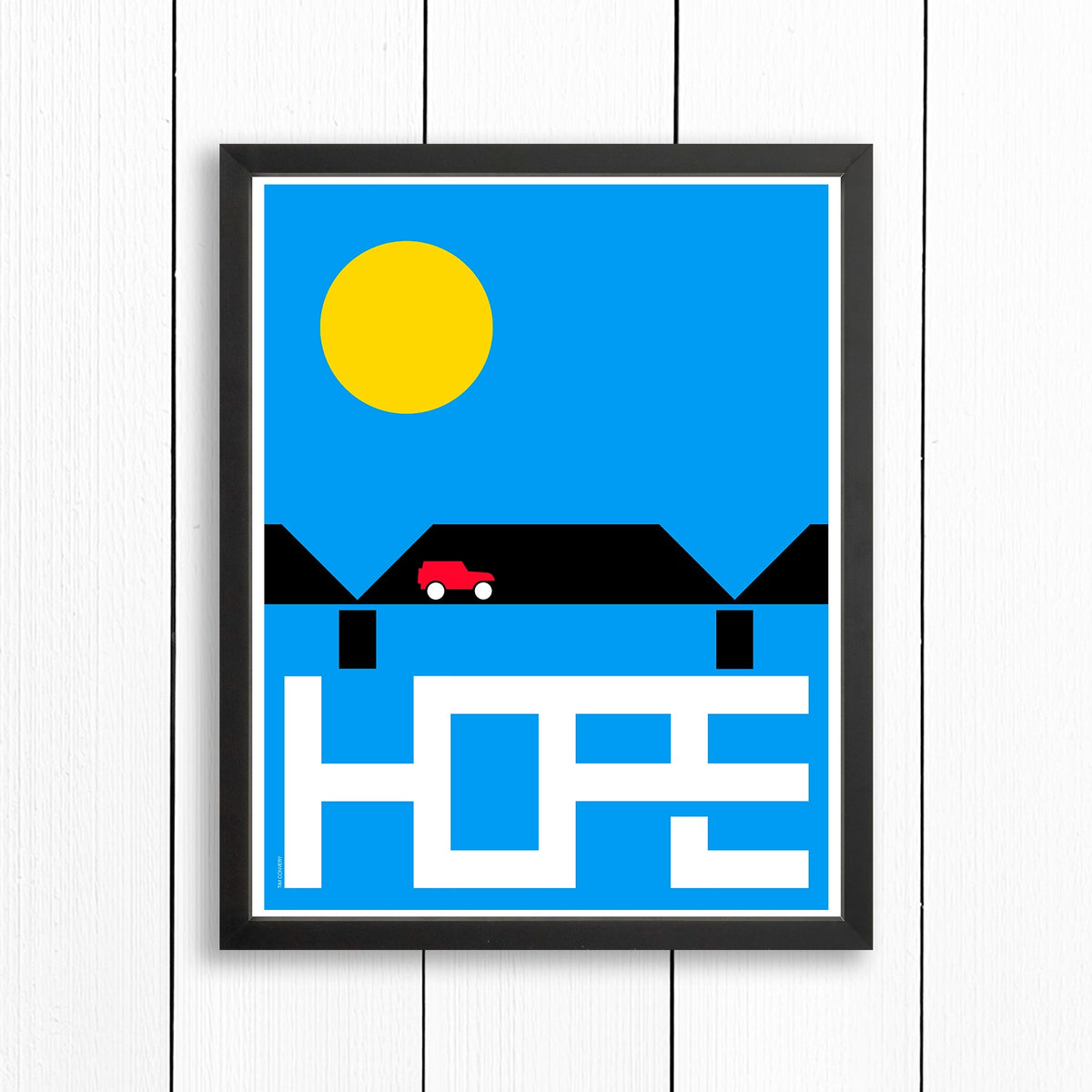 NEW HOPE / PRINT COLOR / 16X20 / BLACK Artwork