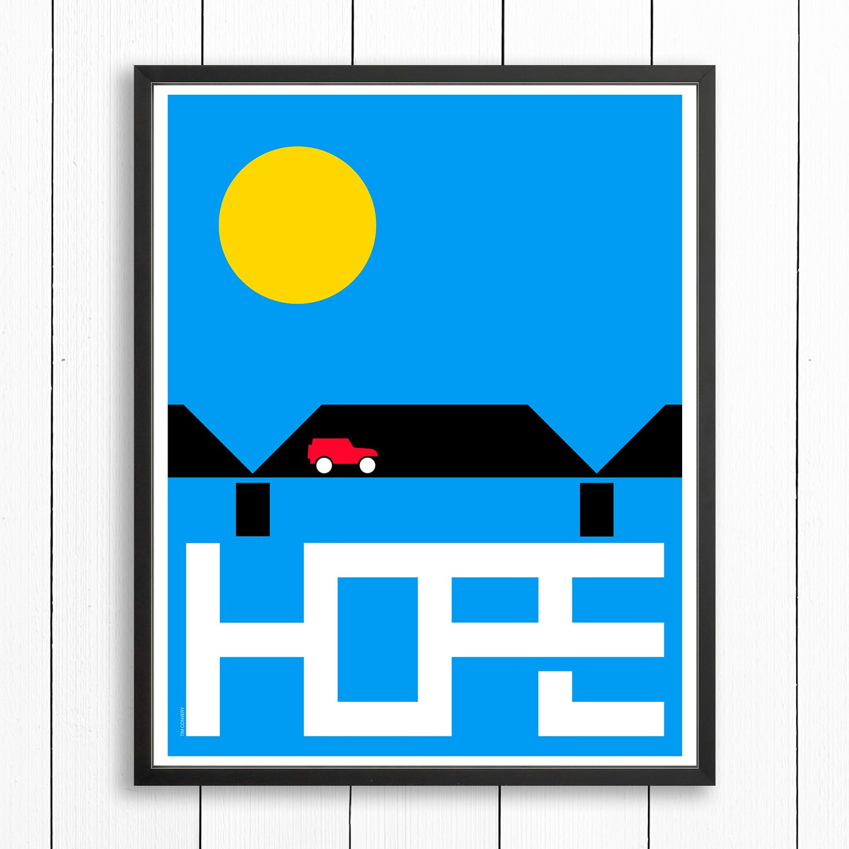 NEW HOPE / PRINT COLOR / 24X30 / BLACK Artwork