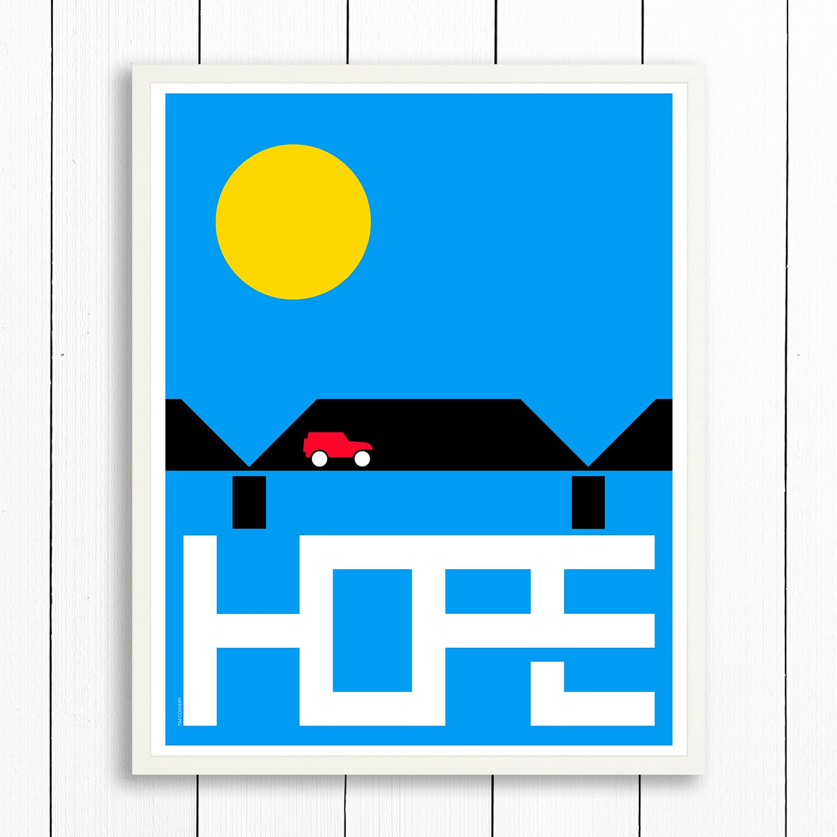 NEW HOPE / PRINT COLOR / 24X30 / WHITE Artwork