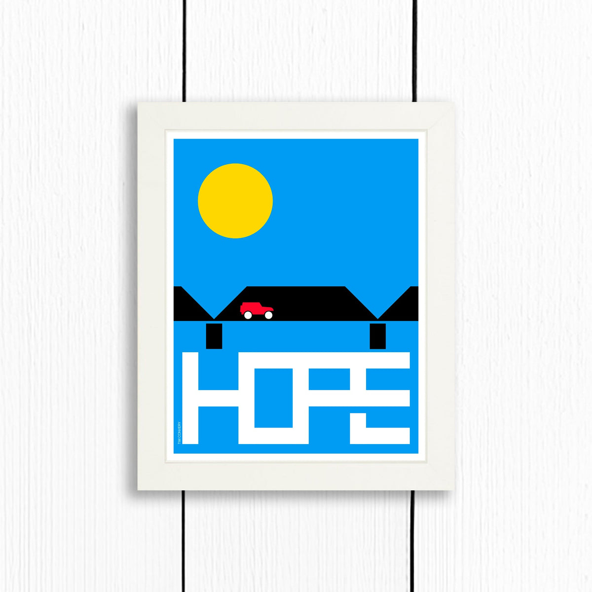 NEW HOPE / PRINT COLOR / 8X10 / WHITE Artwork