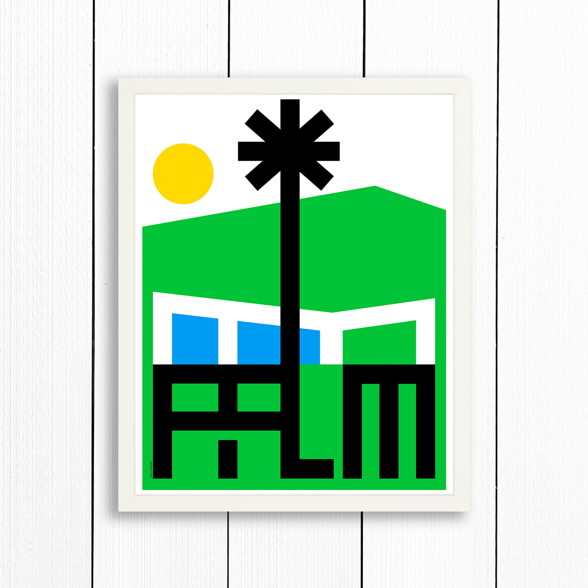 PALM SPRINGS / BUTTERFLY / PRINT
