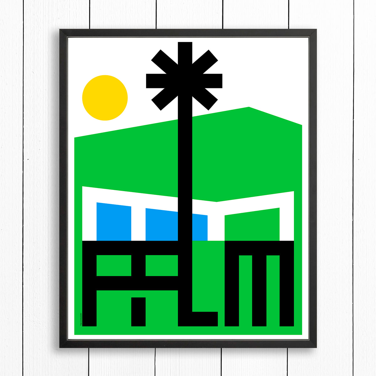 PALM SPRINGS / BUTTERFLY / PRINT