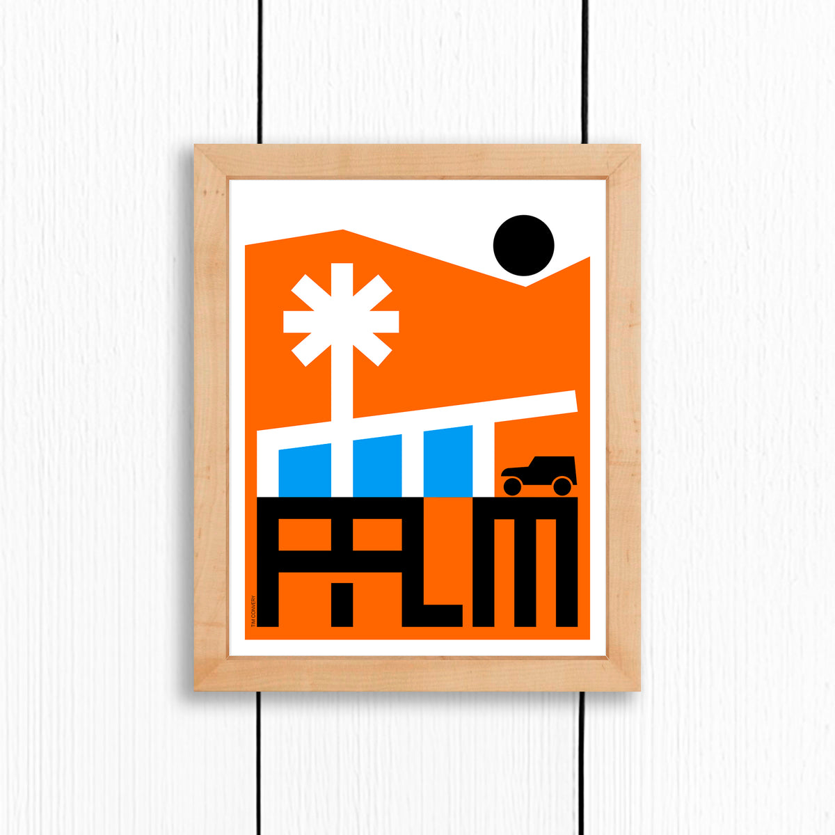 PALM SPRINGS / CAR / PRINT