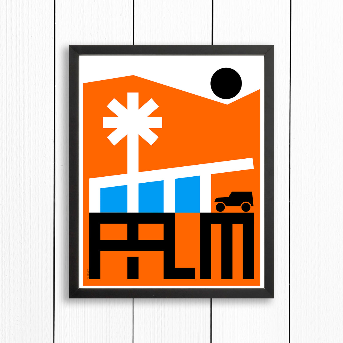 PALM SPRINGS / CAR / PRINT