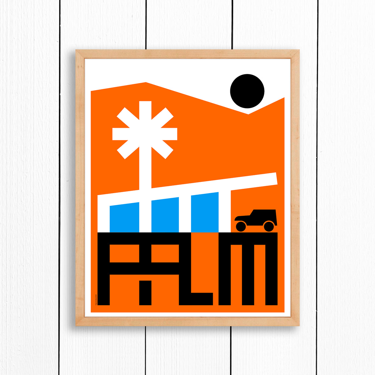 PALM SPRINGS / CAR / PRINT