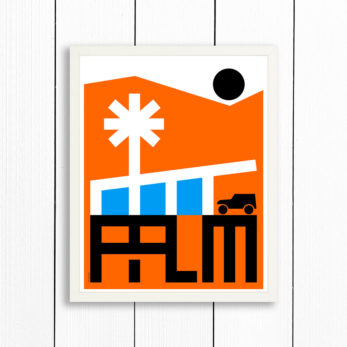 PALM SPRINGS / CAR / PRINT