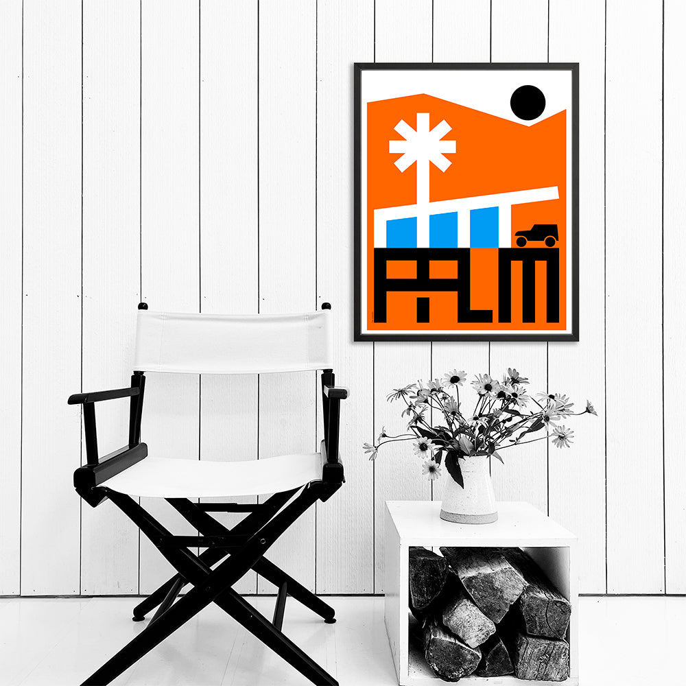PALM SPRINGS / CAR / PRINT
