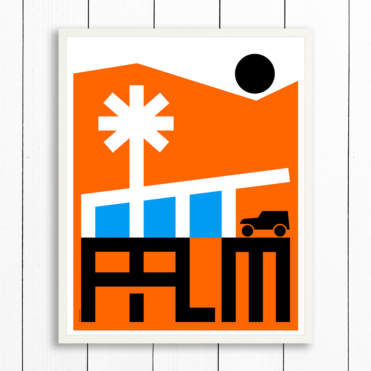 PALM SPRINGS / CAR / PRINT