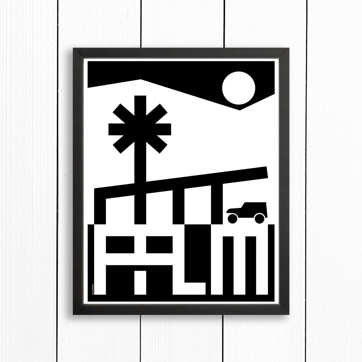 PALM SPRINGS / CAR / PRINT