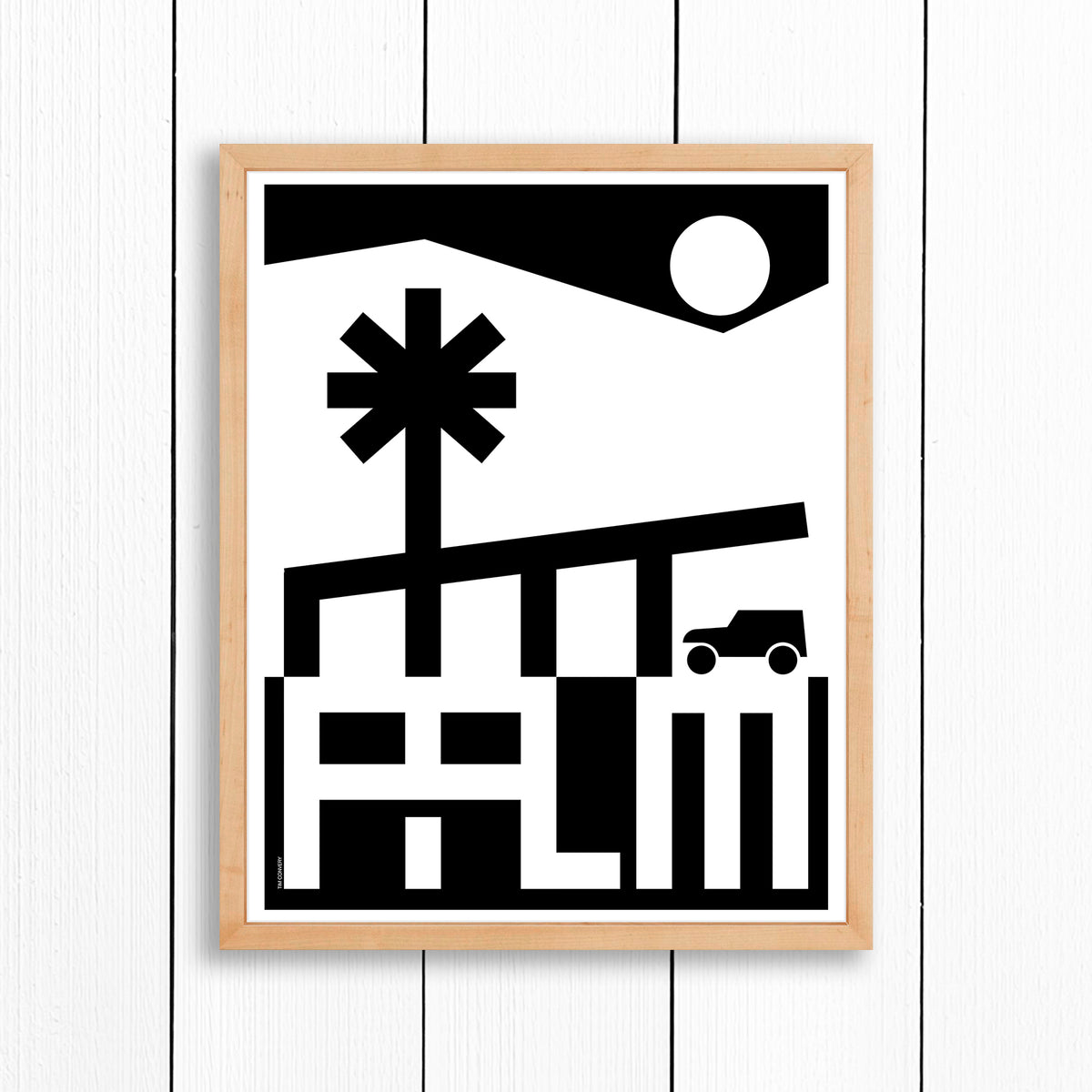 PALM SPRINGS / CAR / PRINT