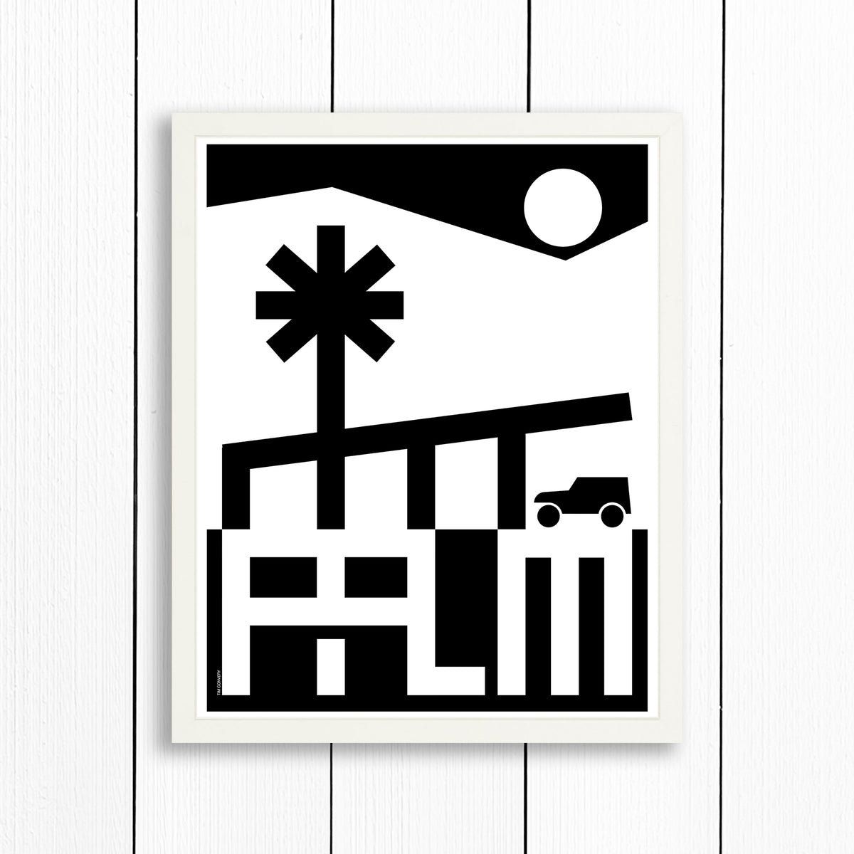 PALM SPRINGS / CAR / PRINT