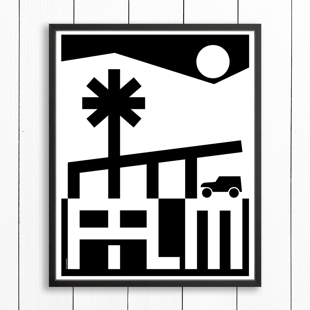 PALM SPRINGS / CAR / PRINT