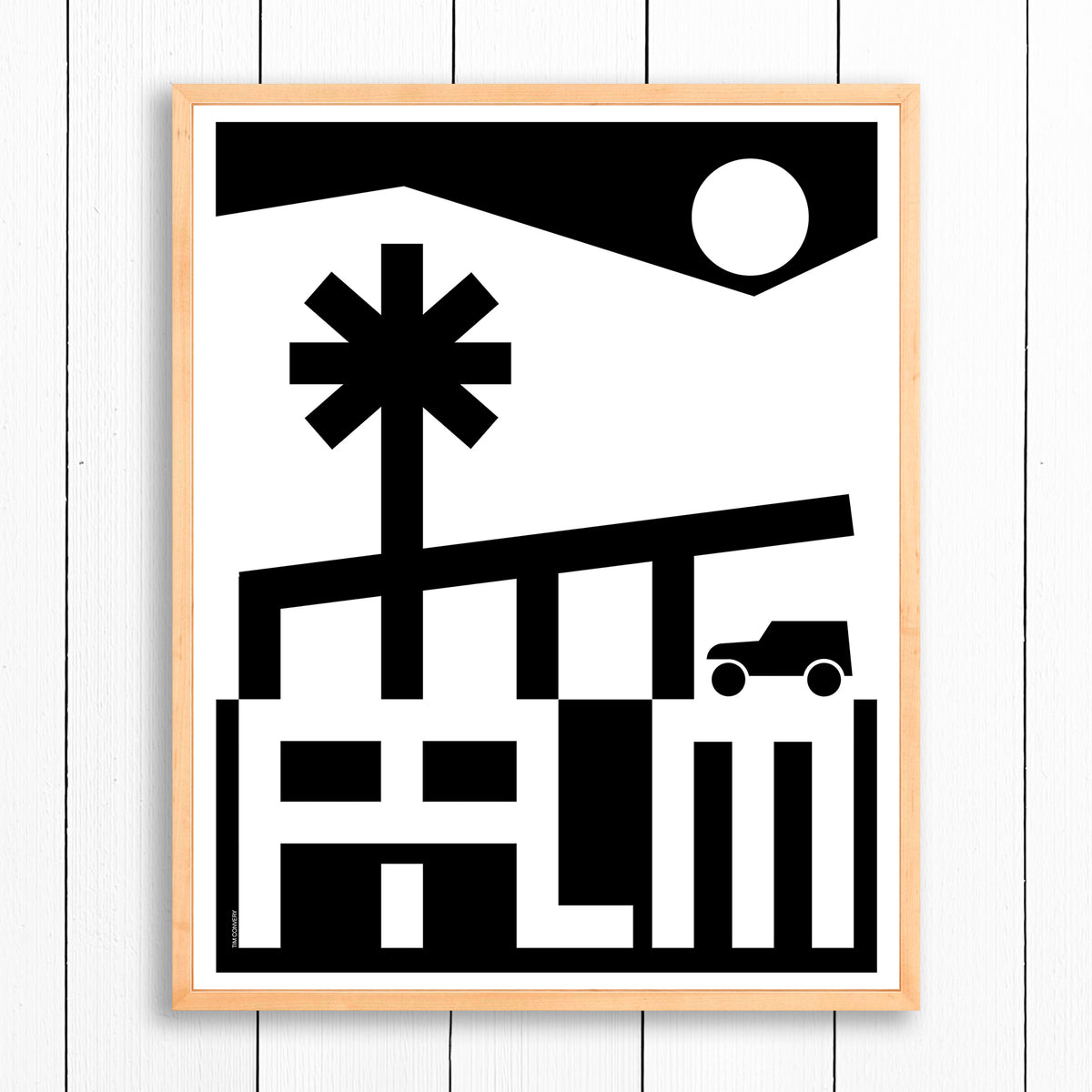 PALM SPRINGS / CAR / PRINT