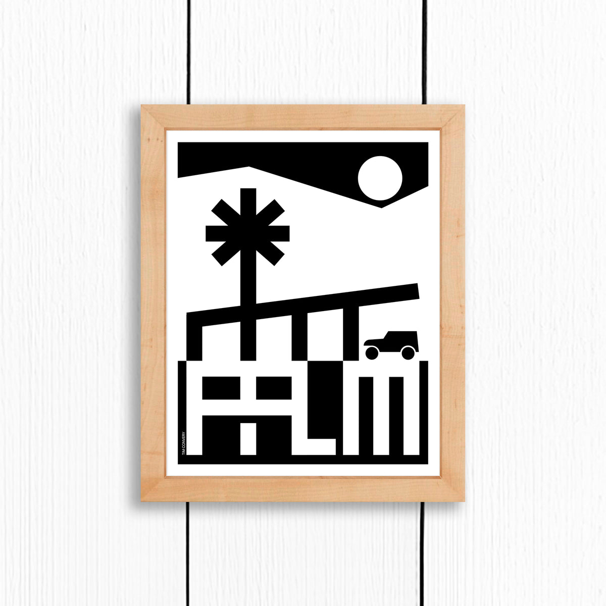 PALM SPRINGS / CAR / PRINT