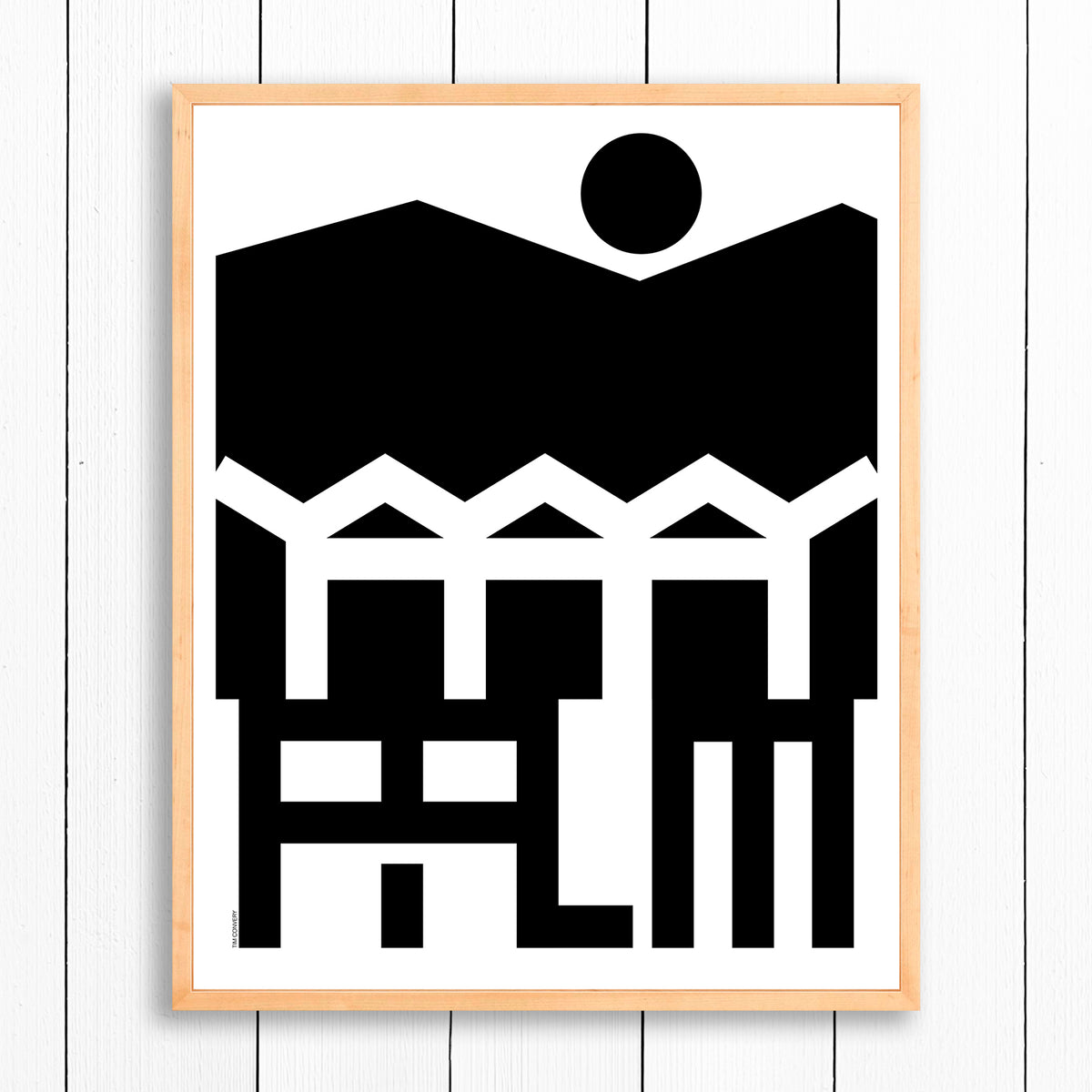 PALM SPRINGS / STEEL ROOF / PRINT