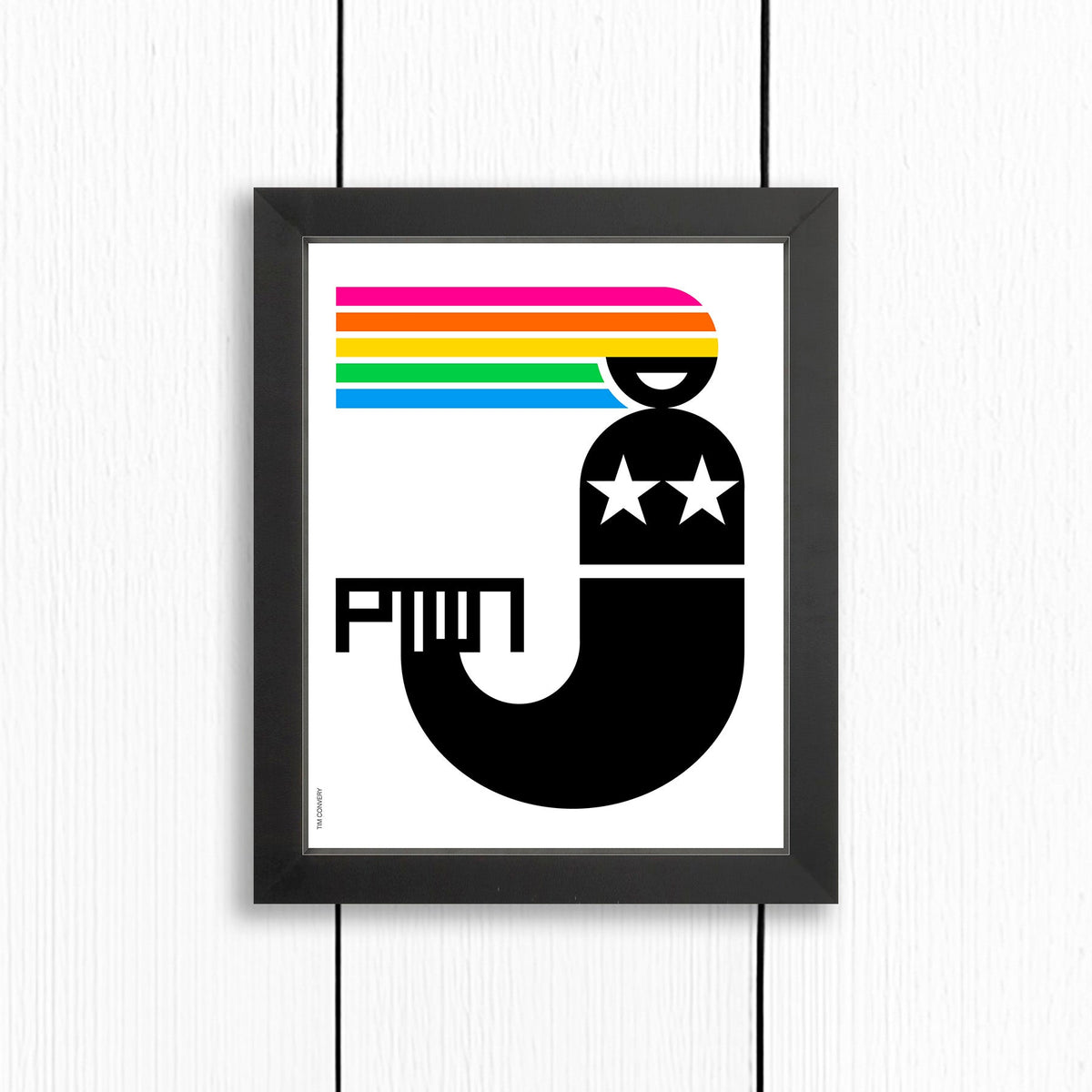 PTOWN / MERMAID RNBW / PRINT - COLOR / 8X10 / BLACK - Artwork