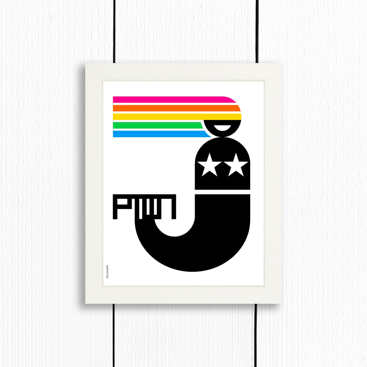 PTOWN / MERMAID RNBW / PRINT - COLOR / 8X10 / WHITE - Artwork