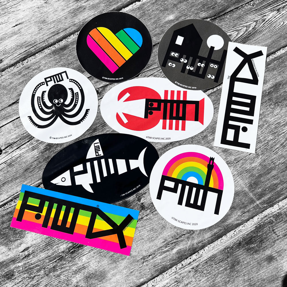 PTOWN / STICKERS / SET OF 8
