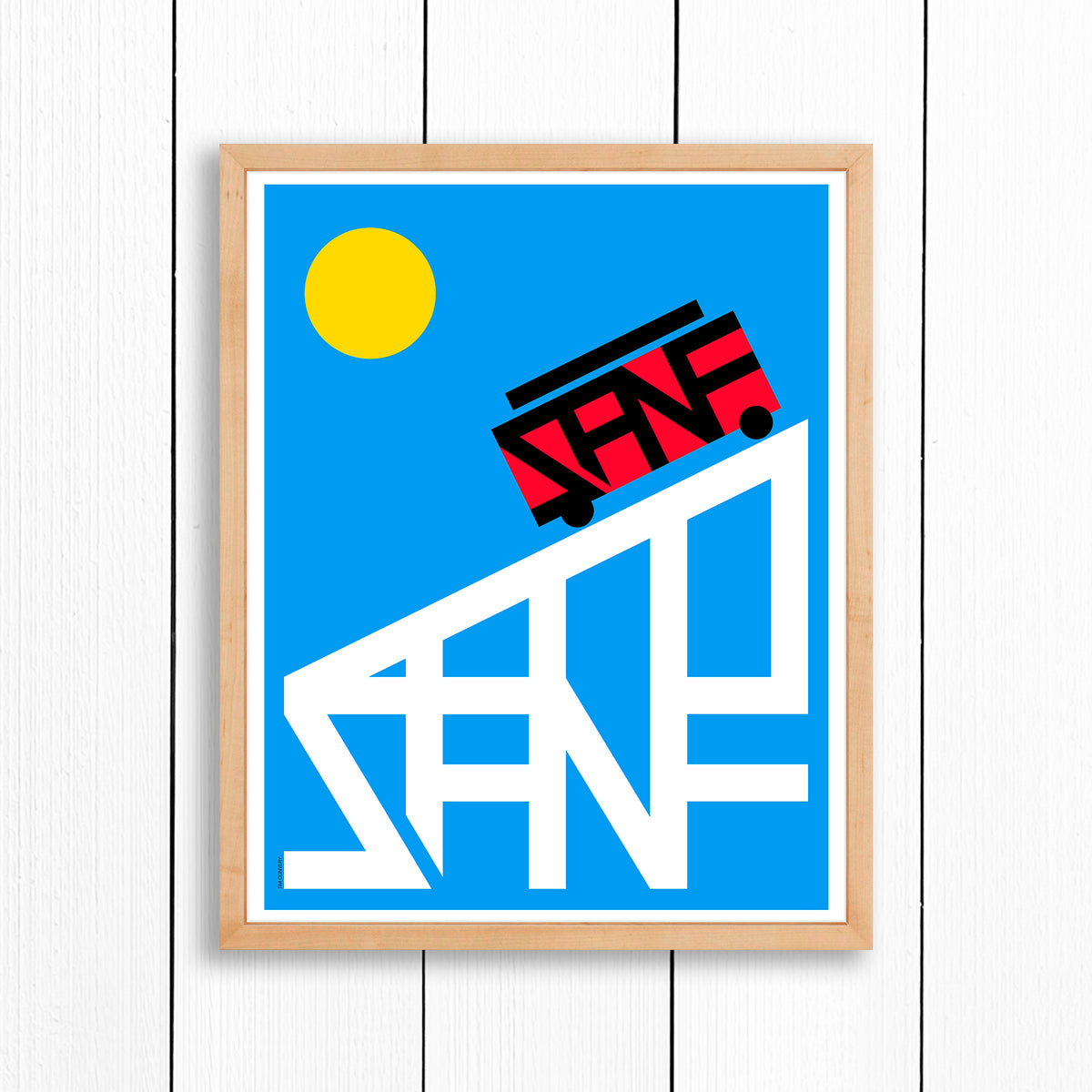 SAN FRANCISCO / CABLE CAR / PRINT