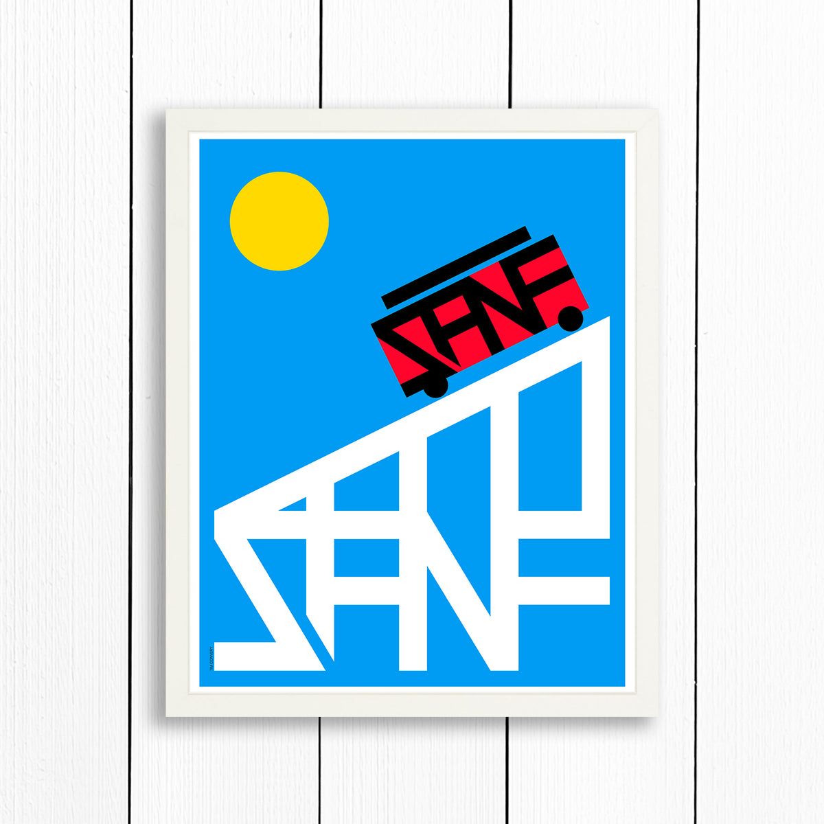 SAN FRANCISCO / CABLE CAR / PRINT