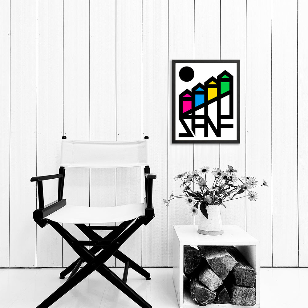 SAN FRANCISCO / PAINTED LADIES / PRINT