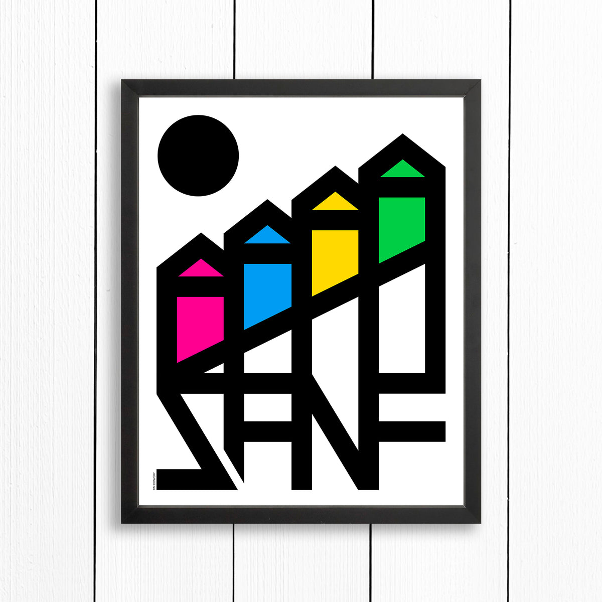 SAN FRANCISCO / PAINTED LADIES / PRINT