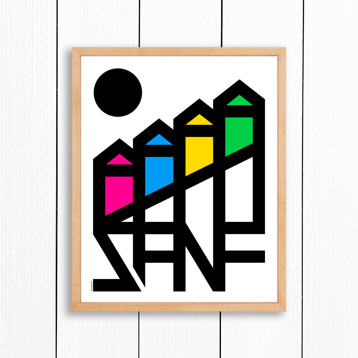 SAN FRANCISCO / PAINTED LADIES / PRINT