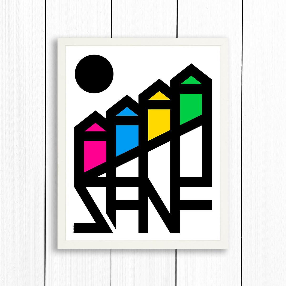 SAN FRANCISCO / PAINTED LADIES / PRINT