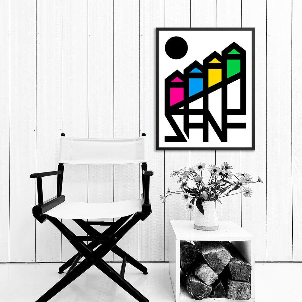 SAN FRANCISCO / PAINTED LADIES / PRINT