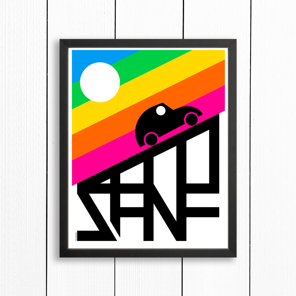 SAN FRANCISCO / RAINBOW / PRINT