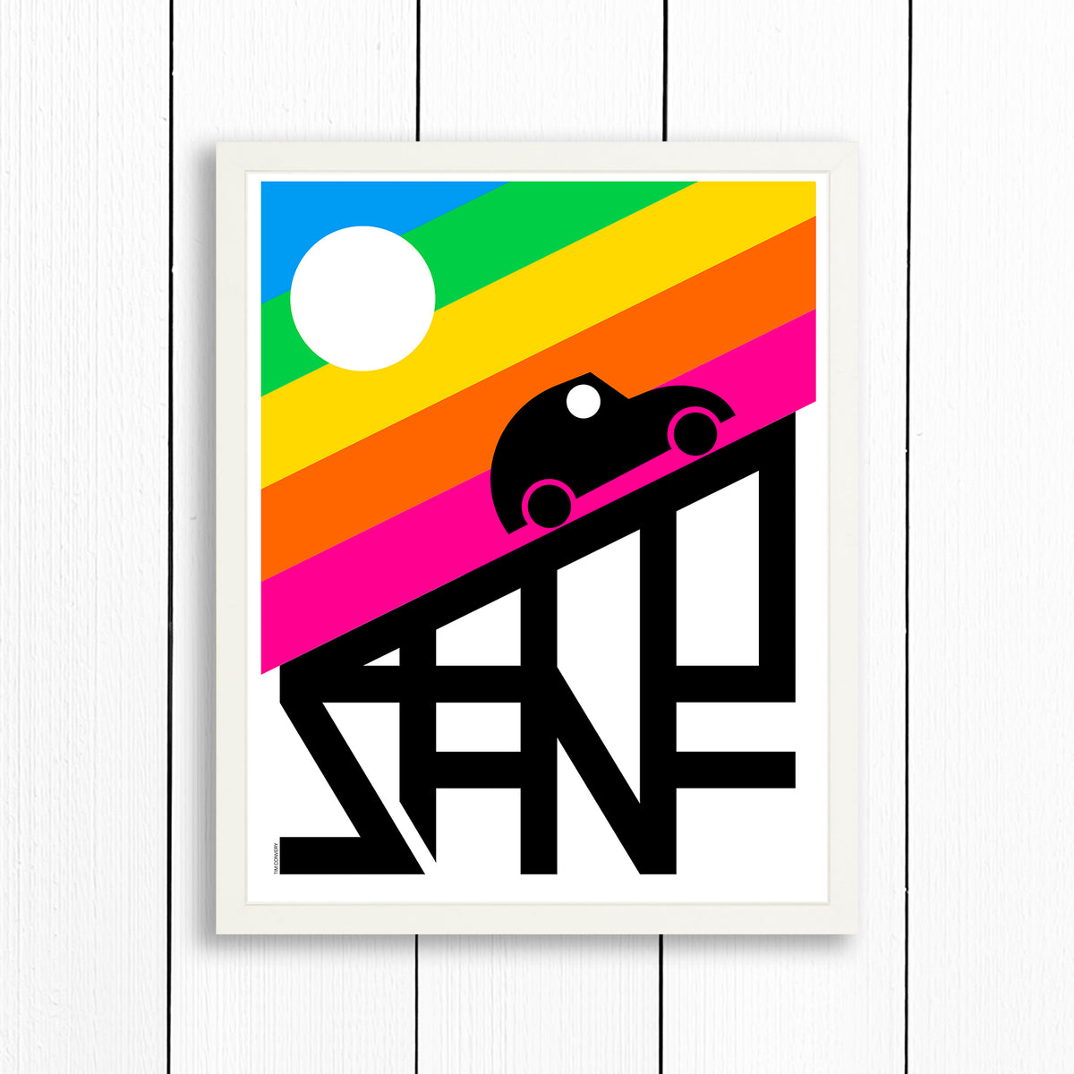 SAN FRANCISCO / RAINBOW / PRINT