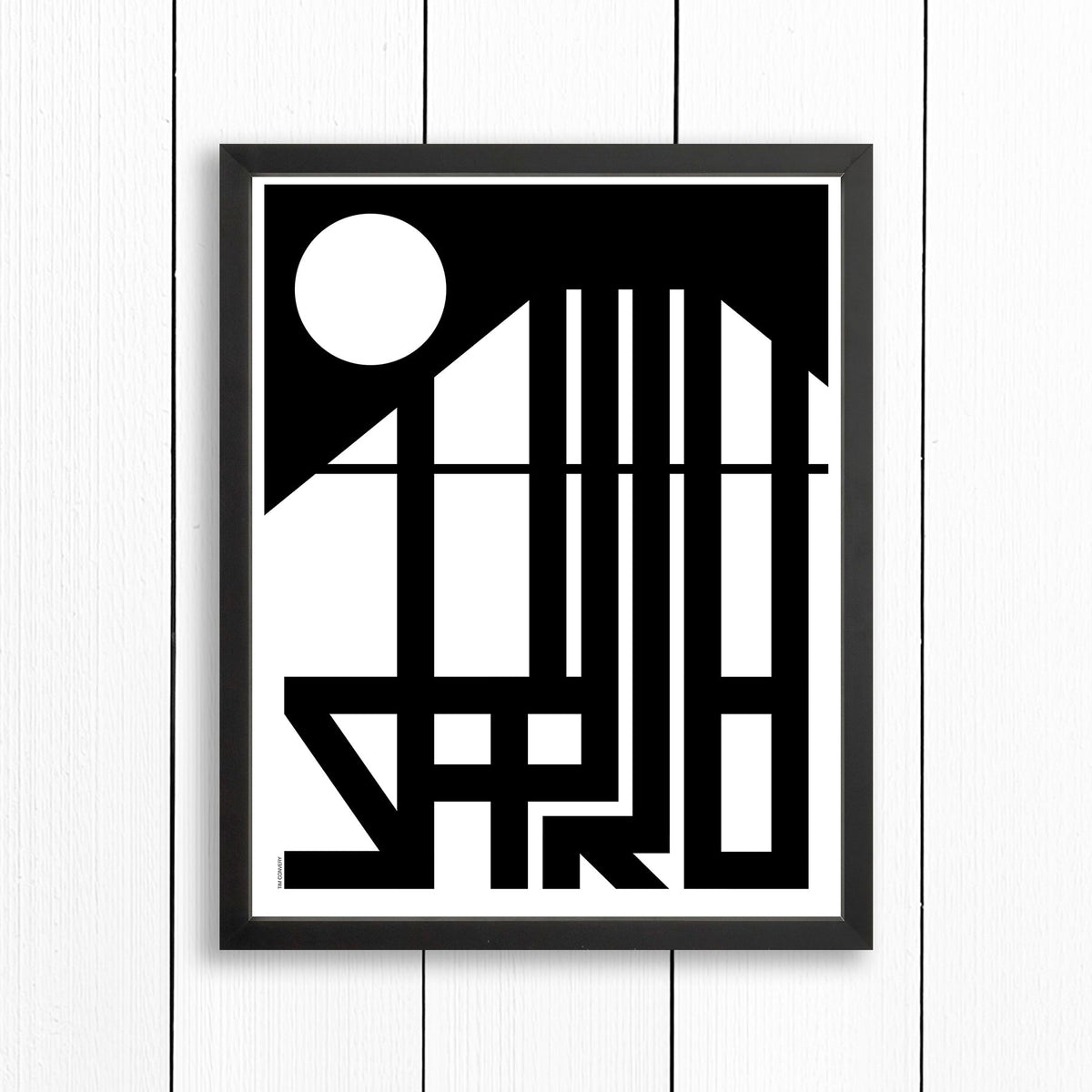 Sapporo / Print Black + White 16X20 Artwork