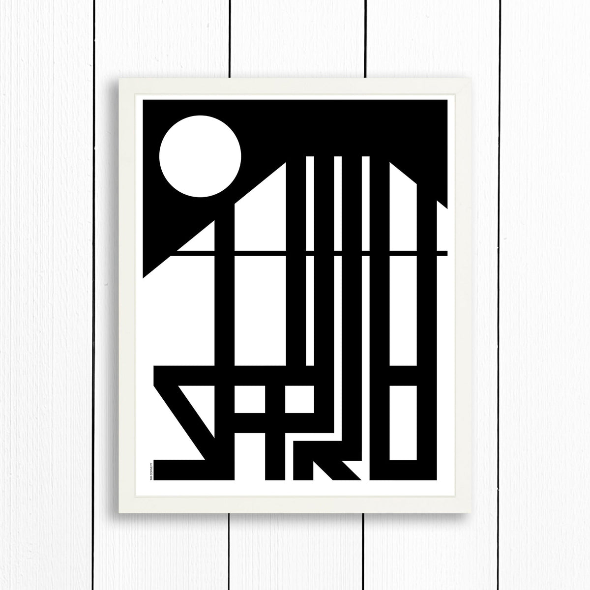Sapporo / Print Black + White 16X20 Artwork