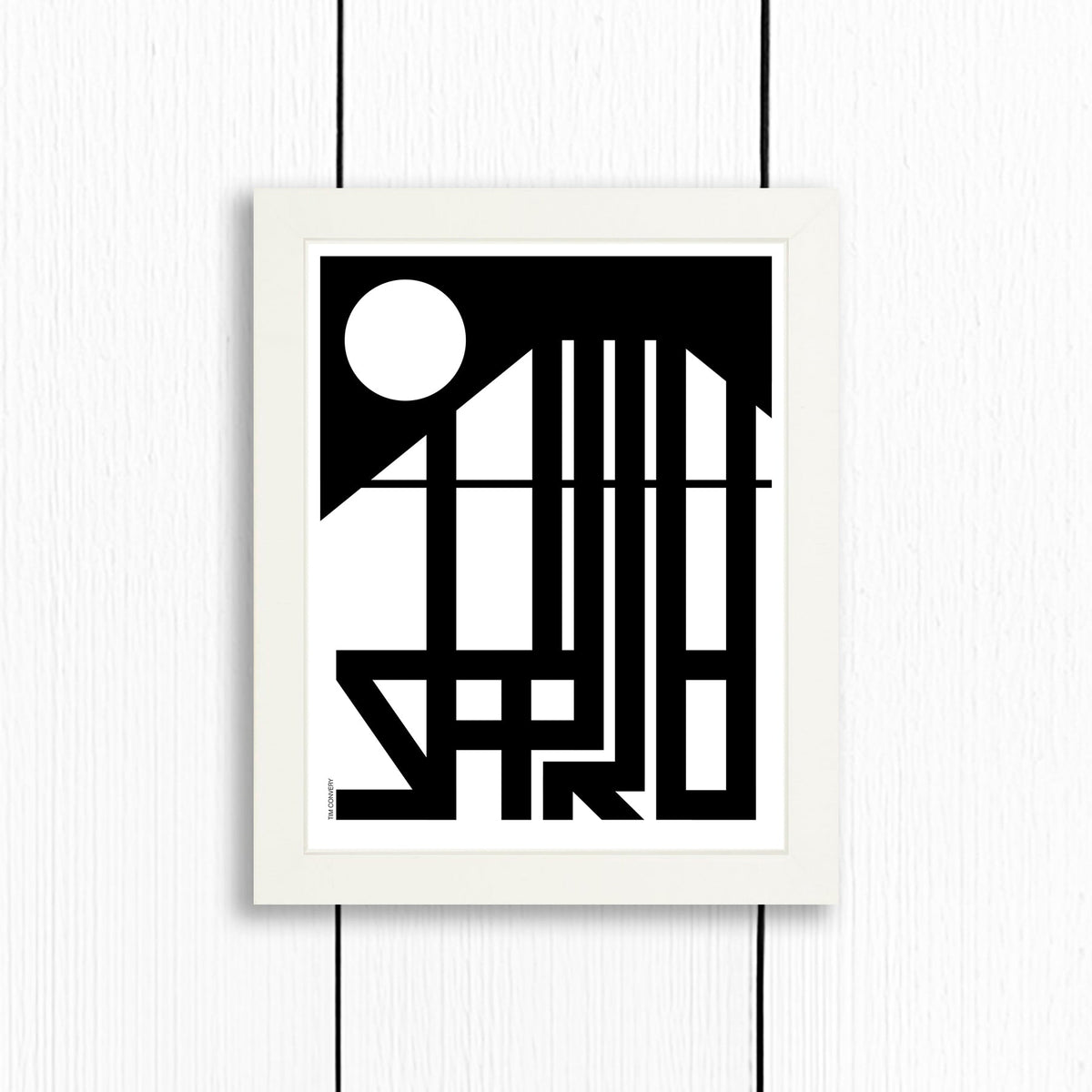 Sapporo / Print Black + White 8X10 Artwork