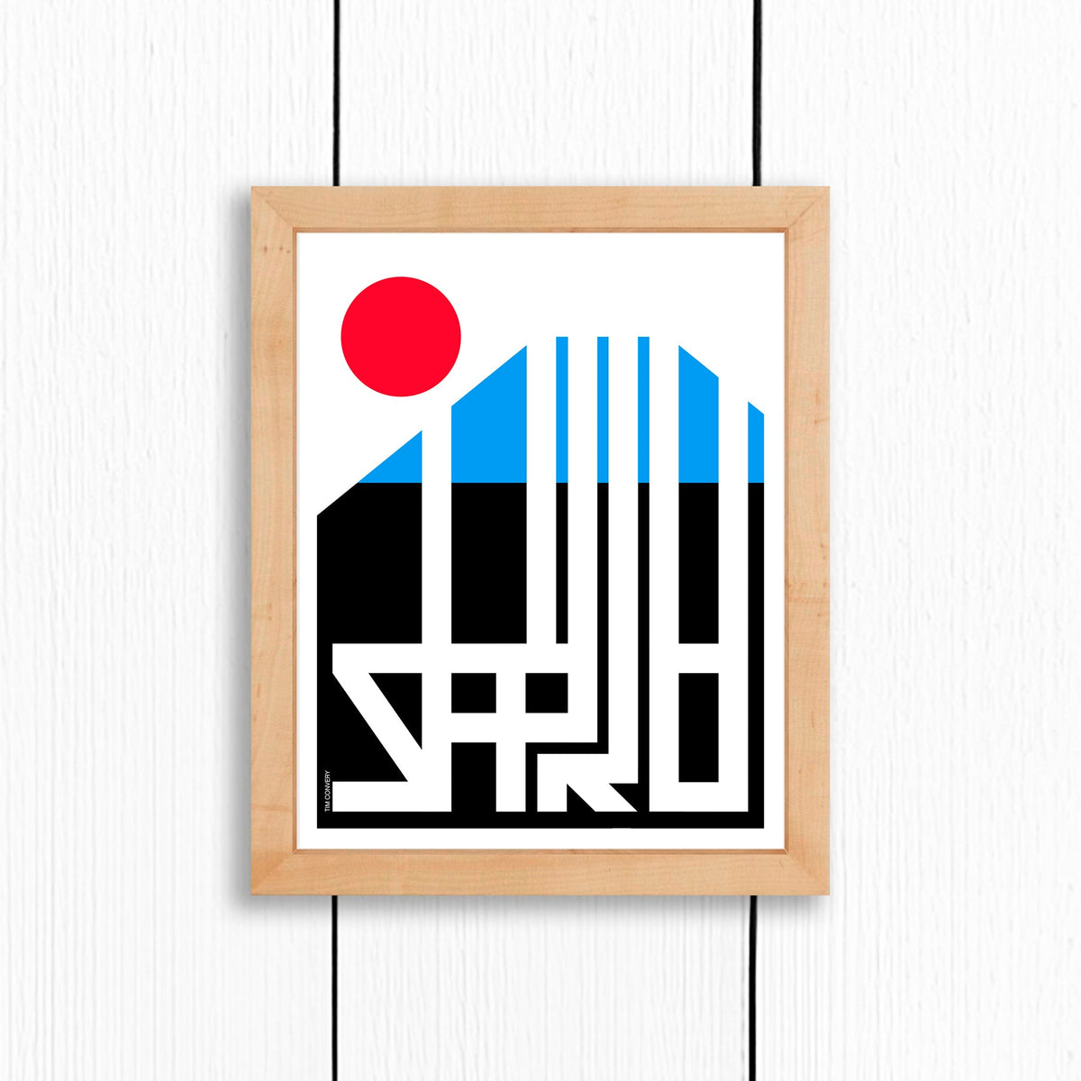 Sapporo / Print Color 8X10 Natural Artwork
