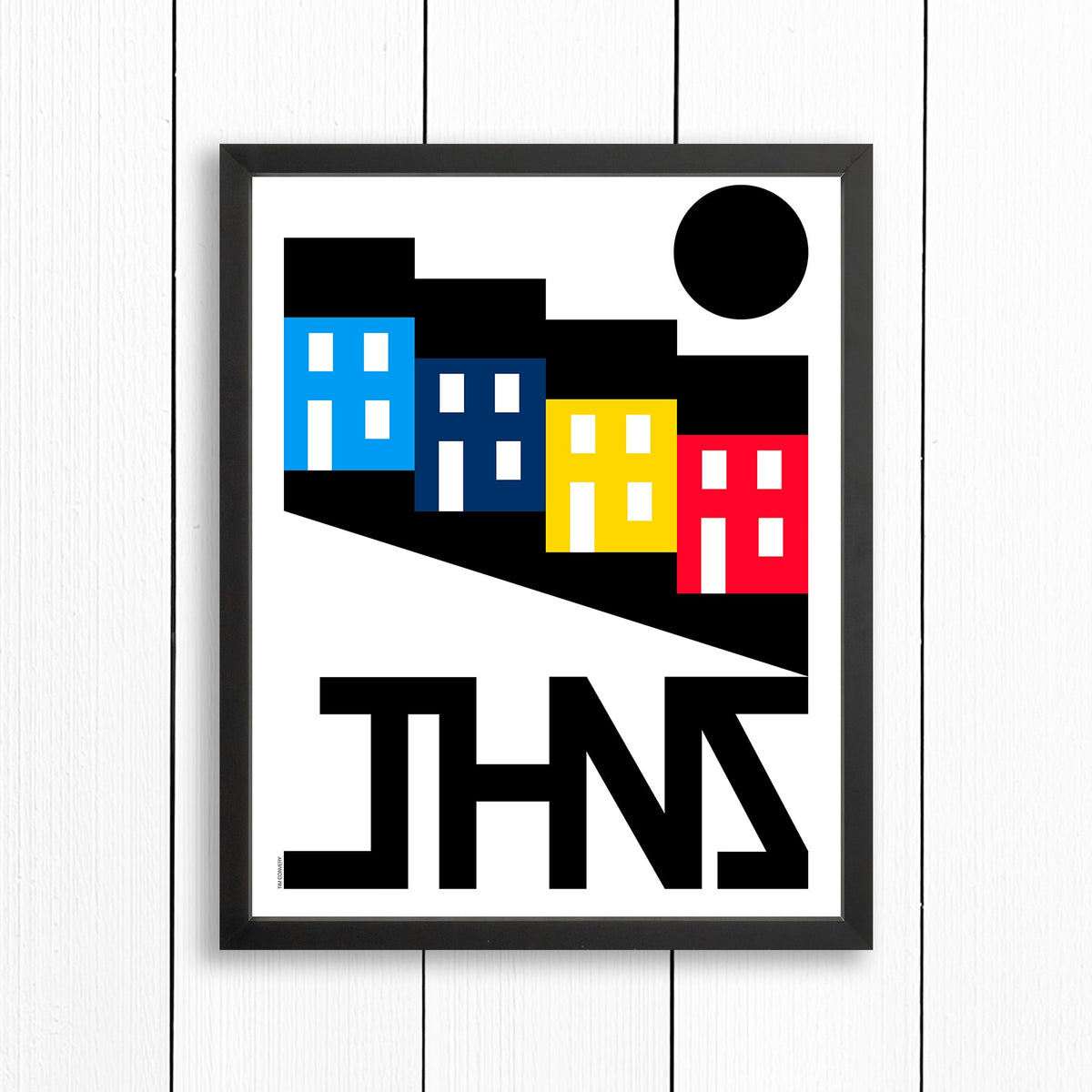 ST JOHNS NF / PRINT COLOR / 16X20 / BLACK Artwork