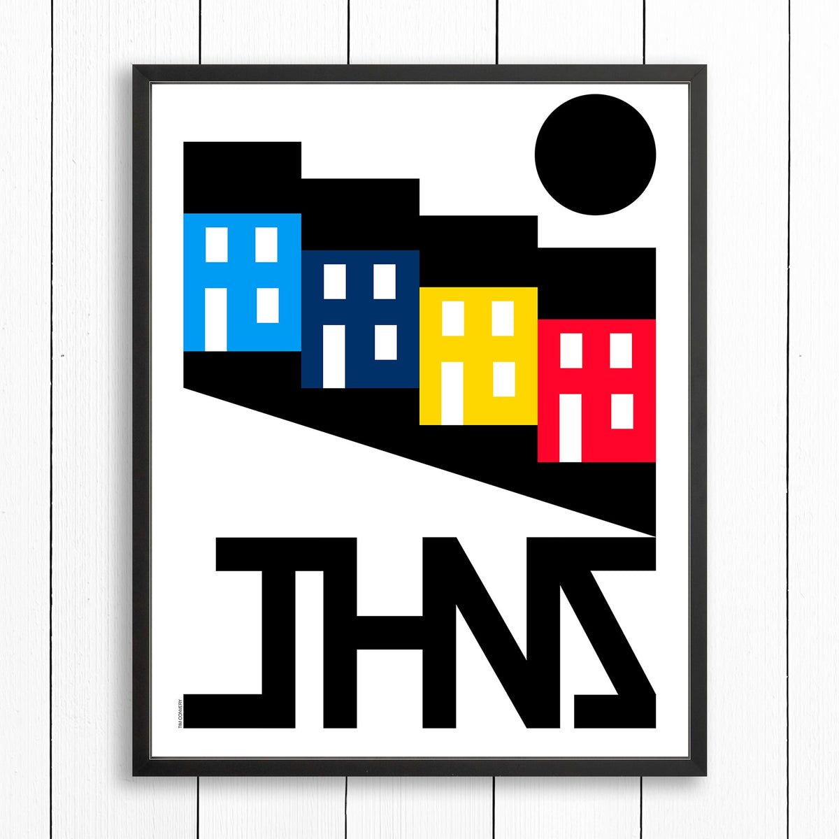 ST JOHNS NF / PRINT COLOR / 24X30 / BLACK Artwork