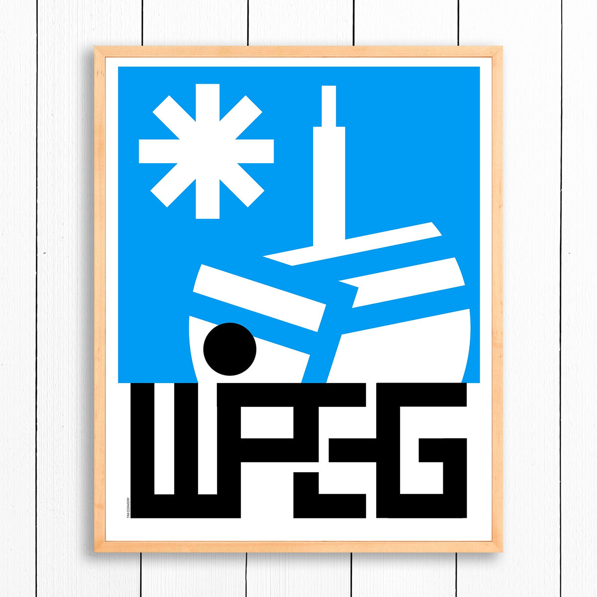 WINNIPEG MB / PRINT COLOR / 24X30 / NATURAL Artwork