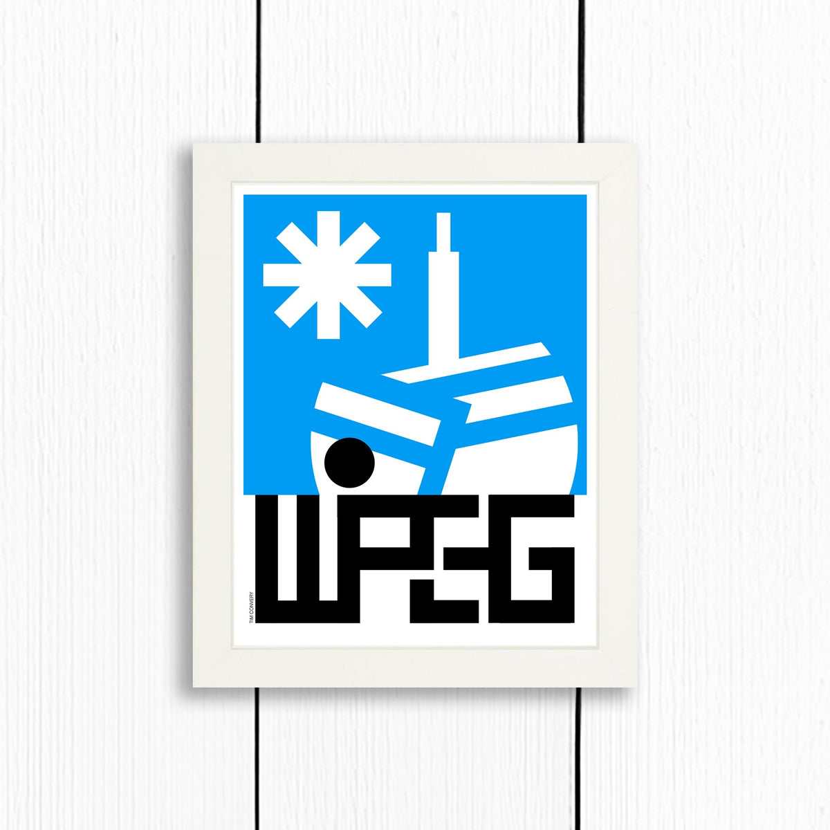 WINNIPEG MB / PRINT COLOR / 8X10 / WHITE Artwork