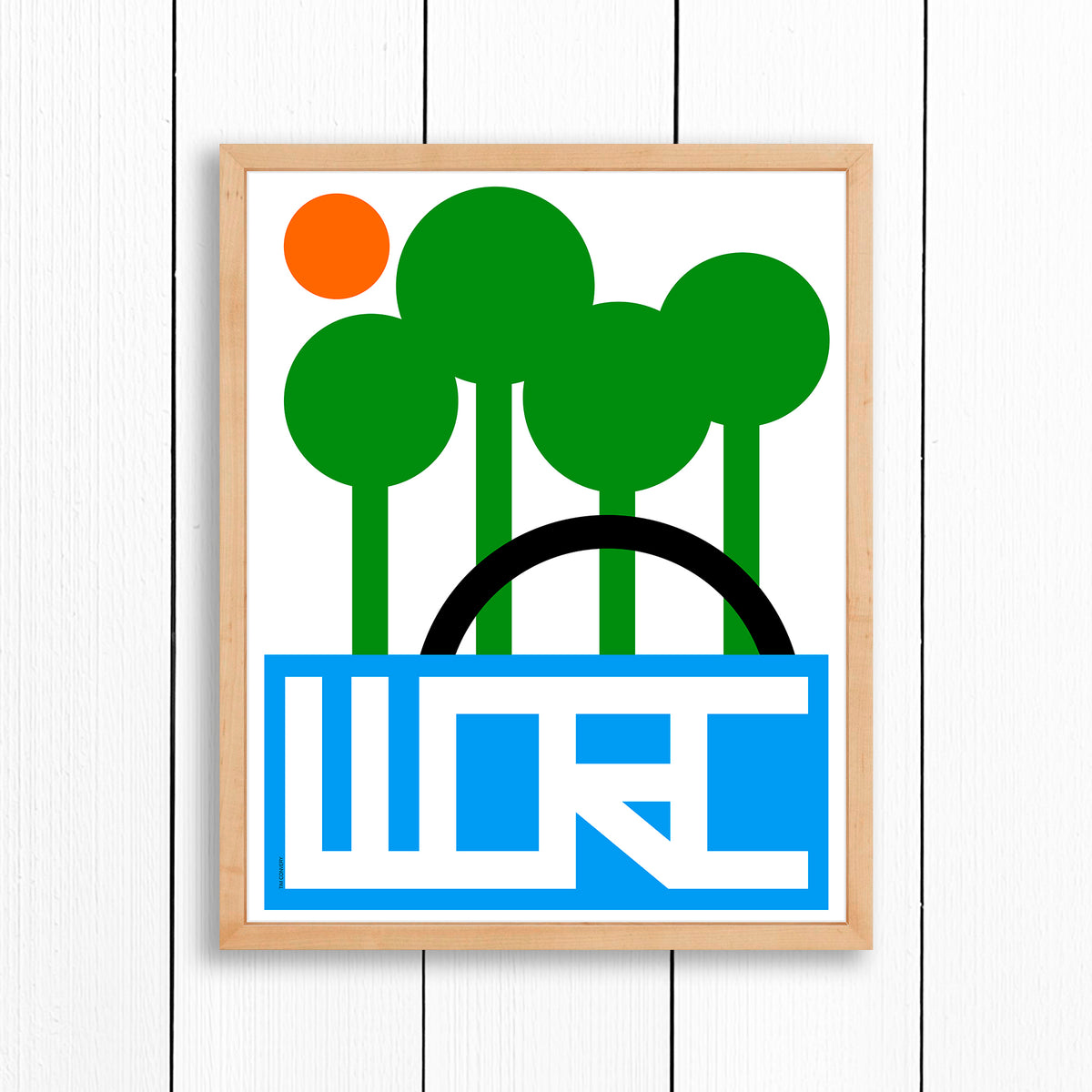 WORCESTER / ELM PARK / PRINT