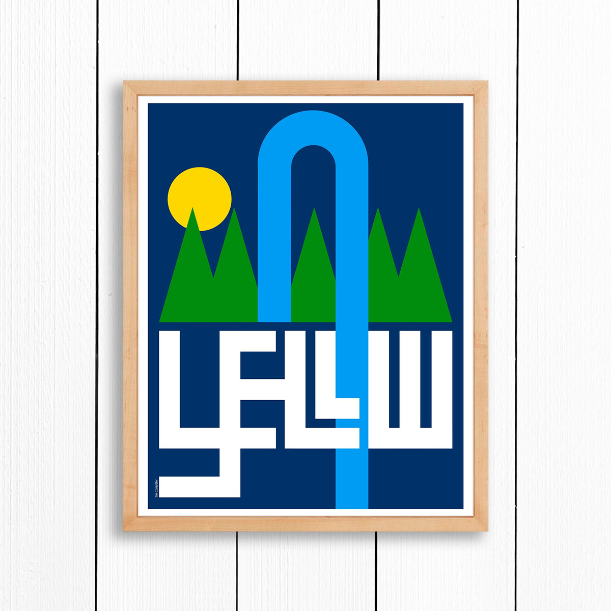 YELLOWSTONE / PRINT COLOR / 16X20 / NATURAL Artwork