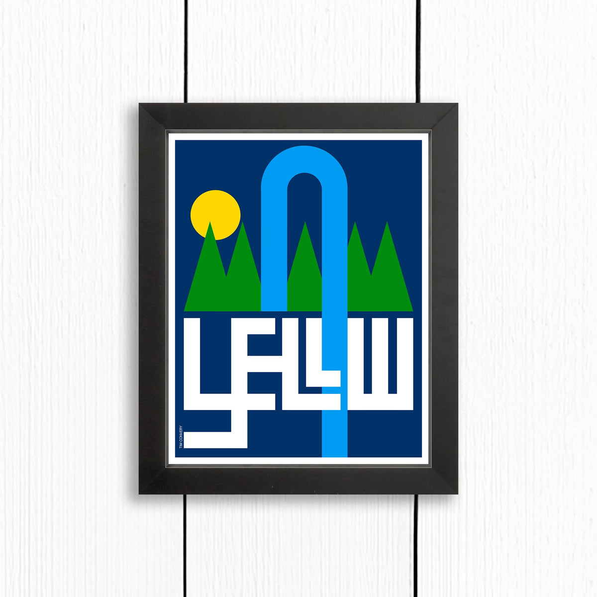 YELLOWSTONE / PRINT COLOR / 8X10 / BLACK Artwork