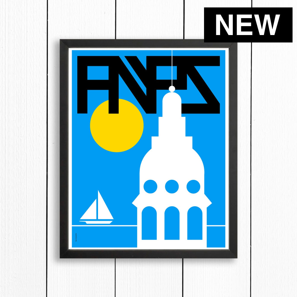 ANNAPOLIS / PRINT COLOR / 16X20 / BLACK Artwork