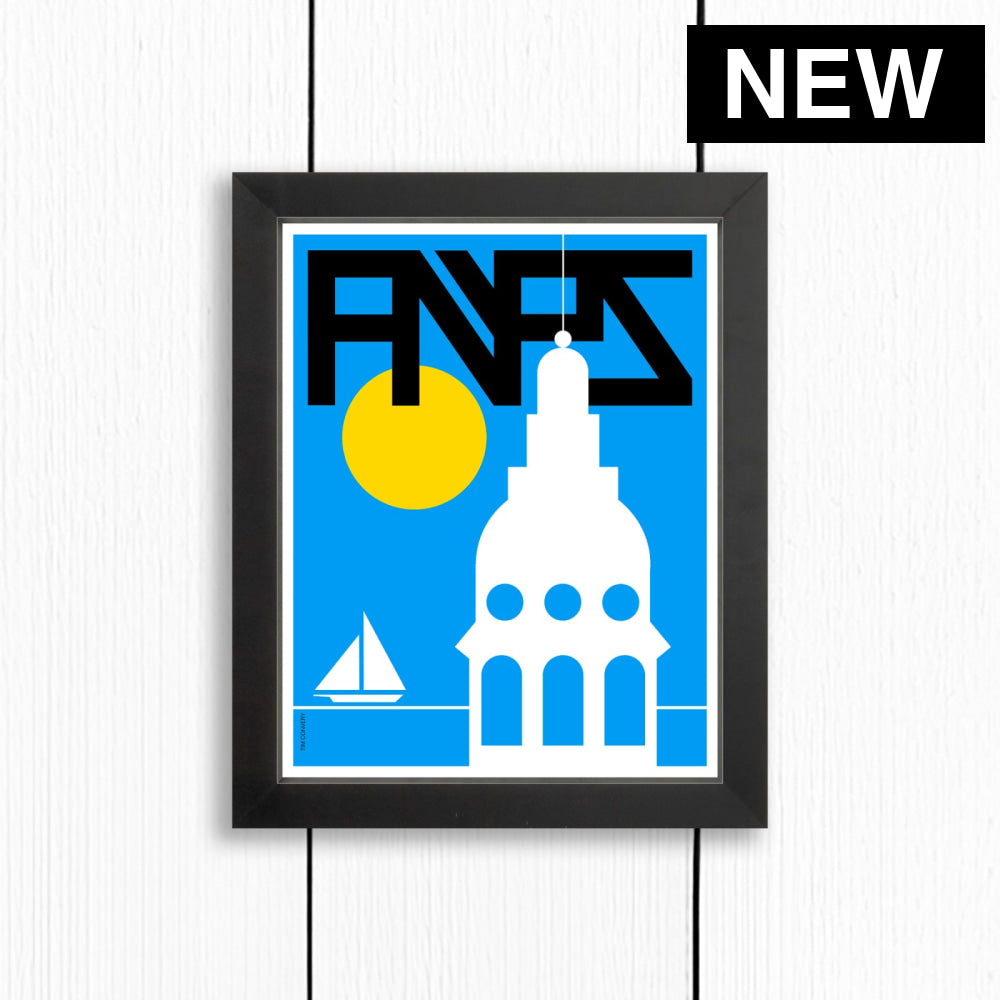 ANNAPOLIS / PRINT COLOR / 8X10 / BLACK Artwork